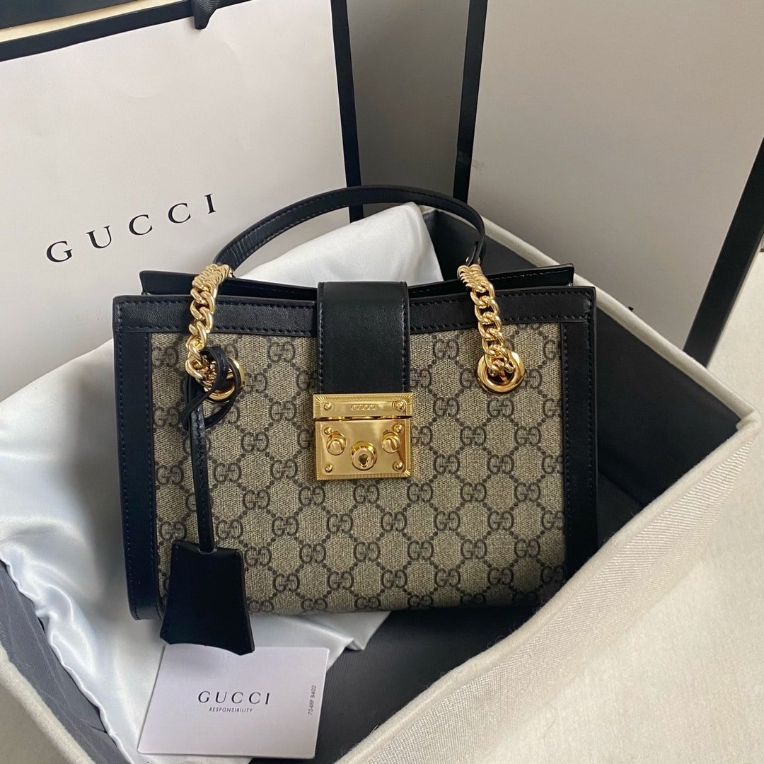 Gvc*1 Padlock Small Gg Shoulder Bag 26Cm 498156 Khnkg 9769