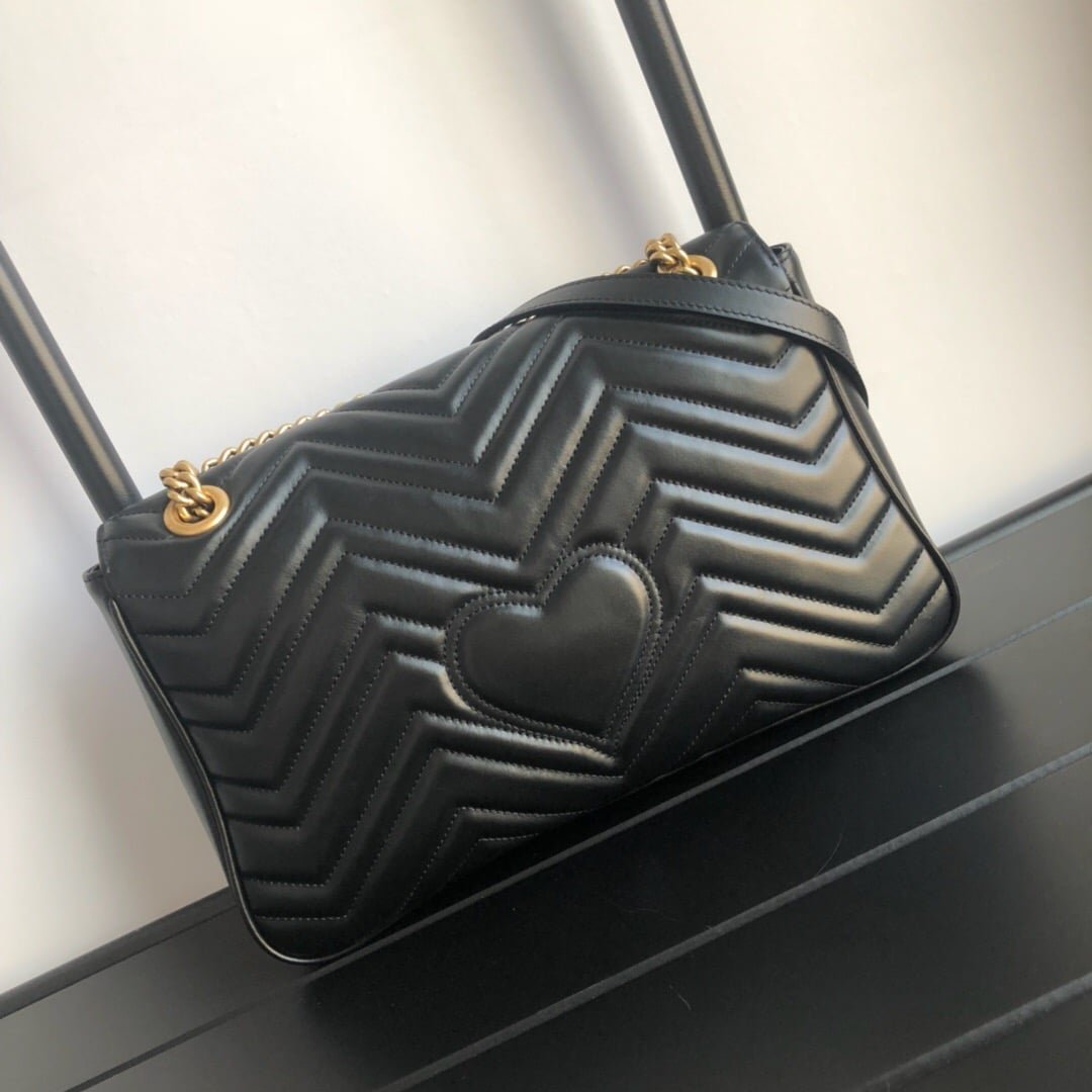 Gvc*1 Marmont Medium Matelassé Shoulder Bag 26Cm 443496 Dtdit 1000