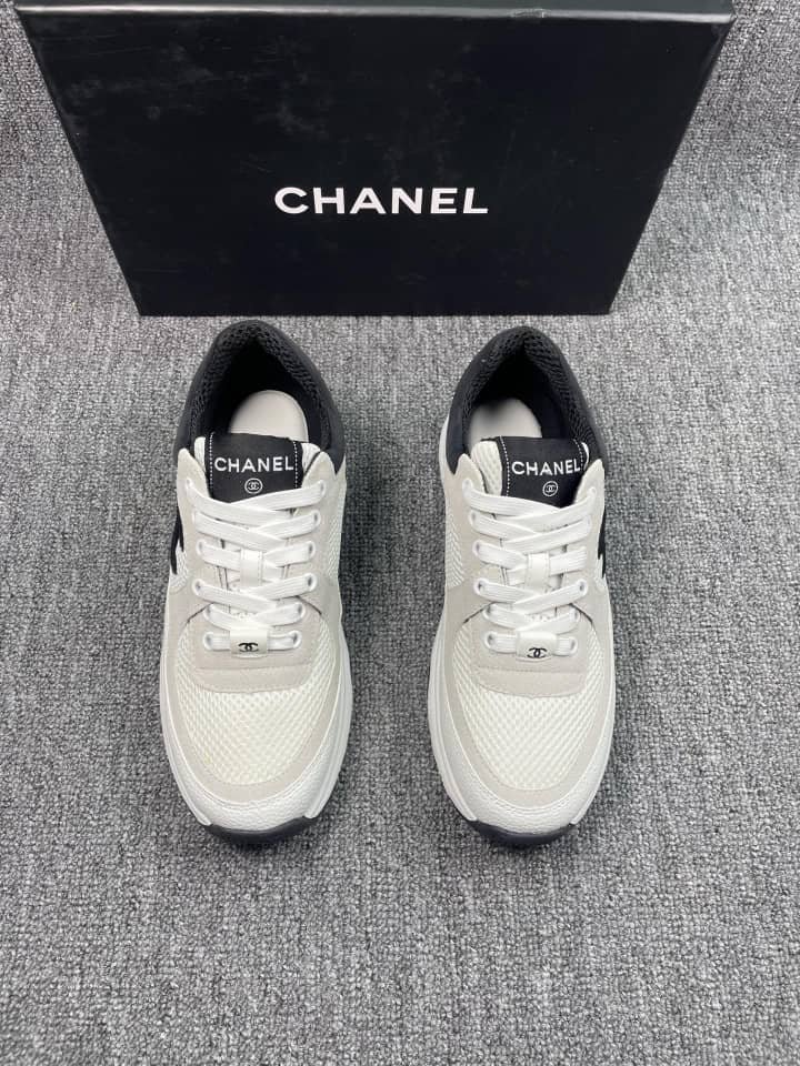 Ch**el Low Trainer Sneaker White