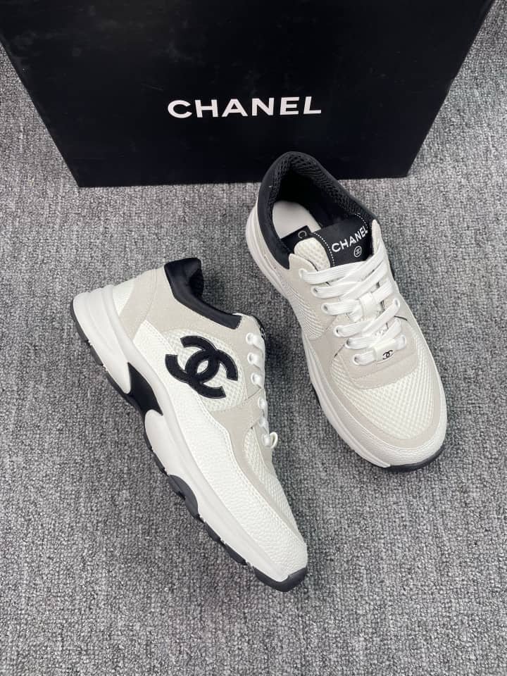 Ch**el Low Trainer Sneaker White