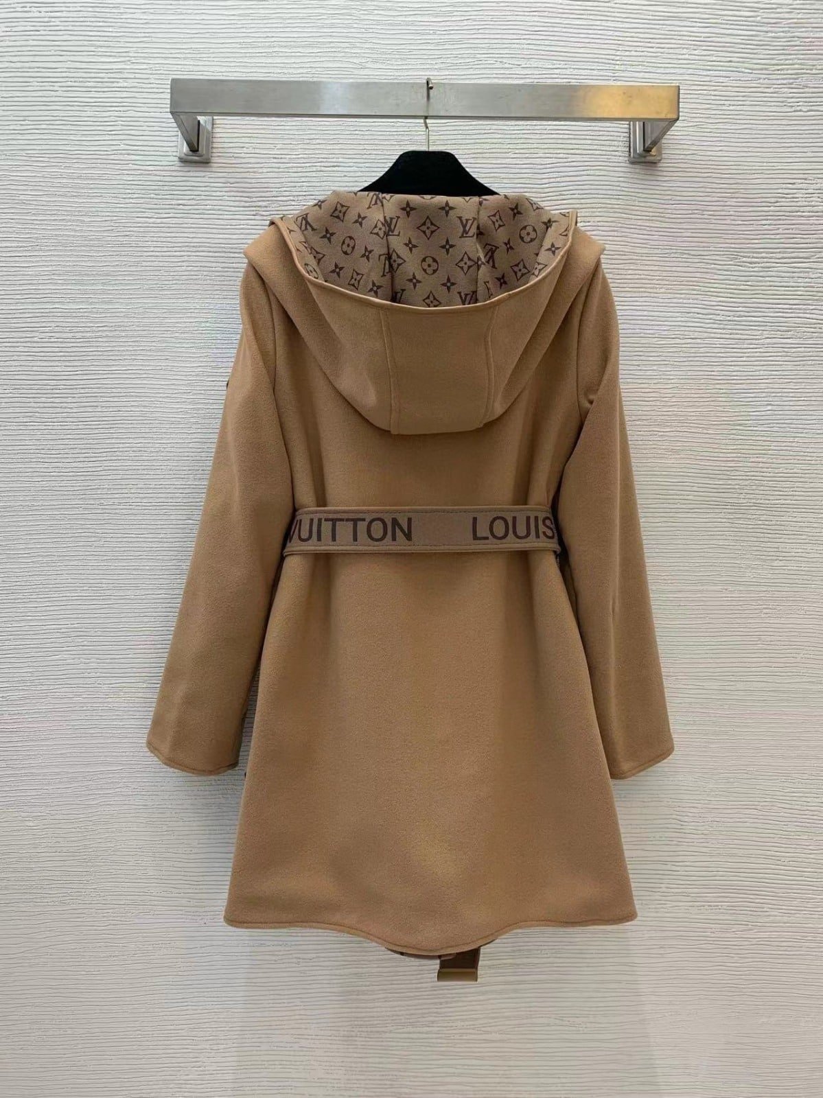 L0vis Vvtt0n Classic Monogram Wool Brown Coats